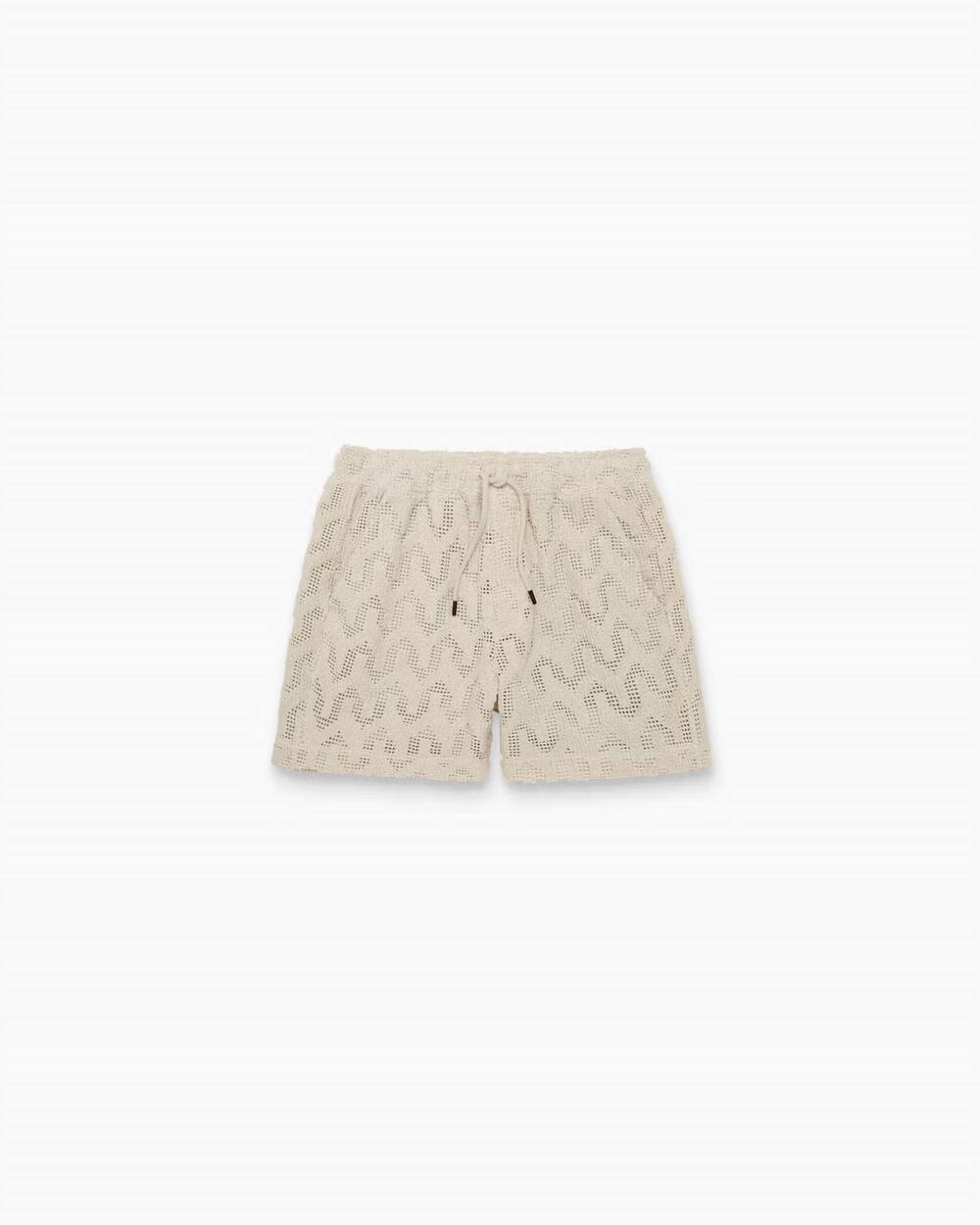 NEW OAS women's atlas crochet shorts in undyed